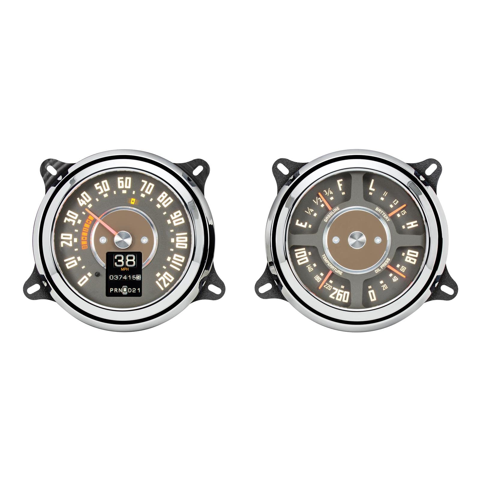 Dakota Digital RTX-47C-PU-X Gauge Instrument System Compatible with 1947-53 Chevy/GMC Pickup Truck