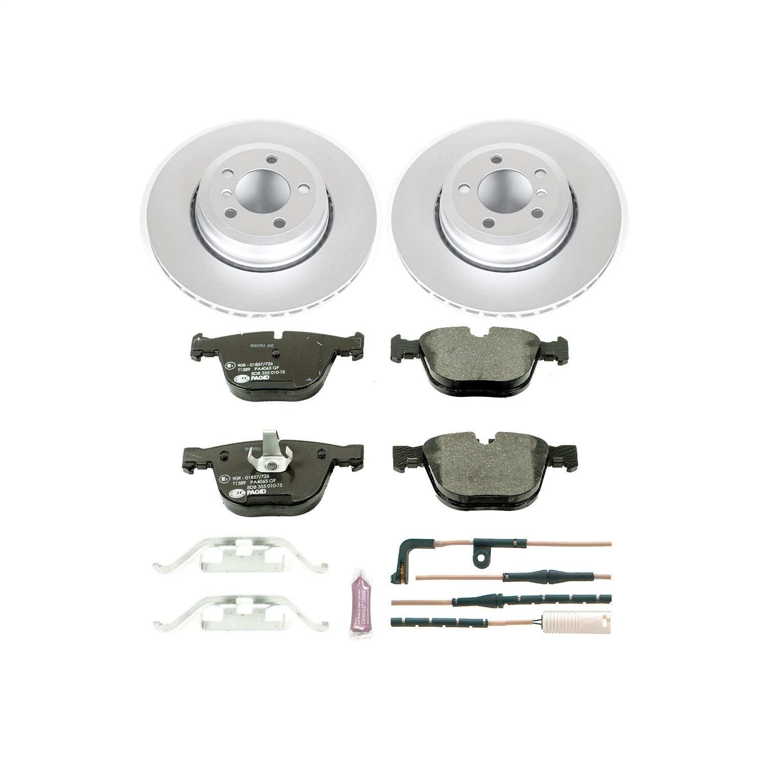 Rear Power Stop ESK5283 Brake Kit For BMW 750Li 2006-2008, BMW 750i 2006-2008, BMW 760Li 2005-2008, BMW 760i 2005-2006 [Model Specific]