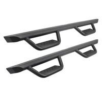 Dominator Xtreme D2 Sidestep & Brackets Go Rhino | Mild Steel, Textured Black | D224030T | Fits 2022-2023 Ford Maverick Crew Cab Pickup