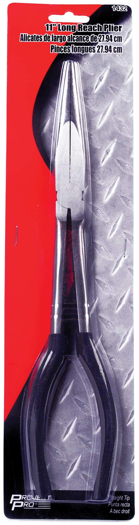 Durable Alloy Steel Performance Tool 1432 with Cushion Grip Long Reach Pliers - Perfect for DIY Projects and Professional Use