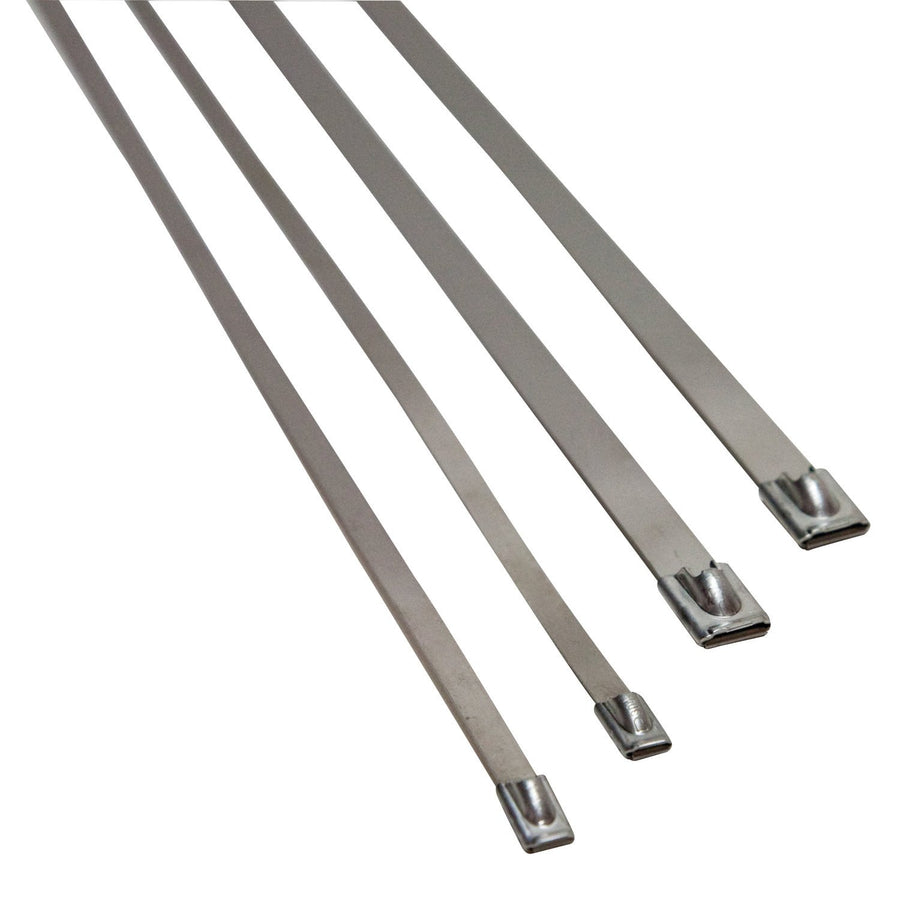 Heatshield Products Thermal Tie 350008 3/16" Wide x 8" Long Stainless Steel Locking Tie
