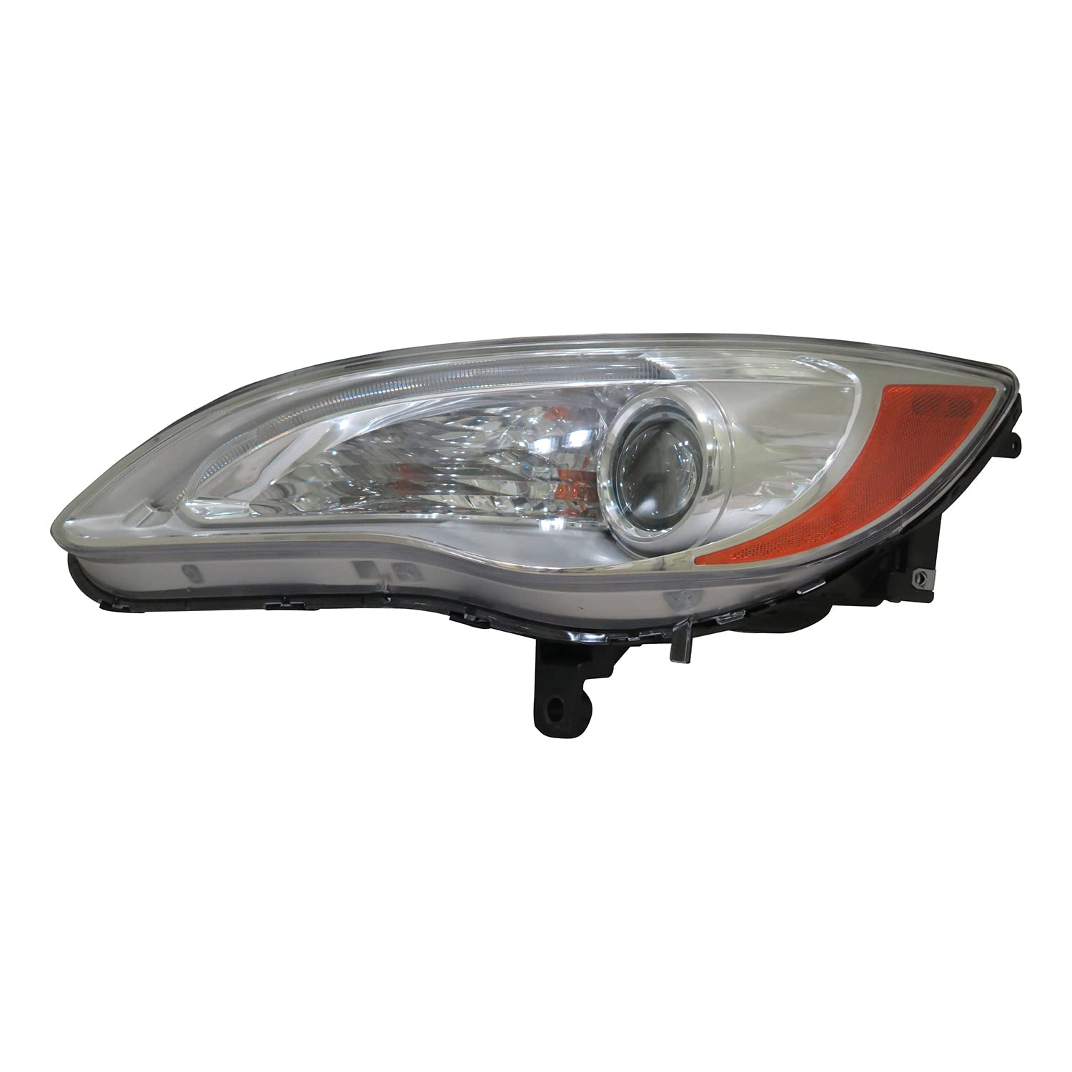 Left TYC Headlight Assembly Compatible with 2011-2014 Chrysler 200