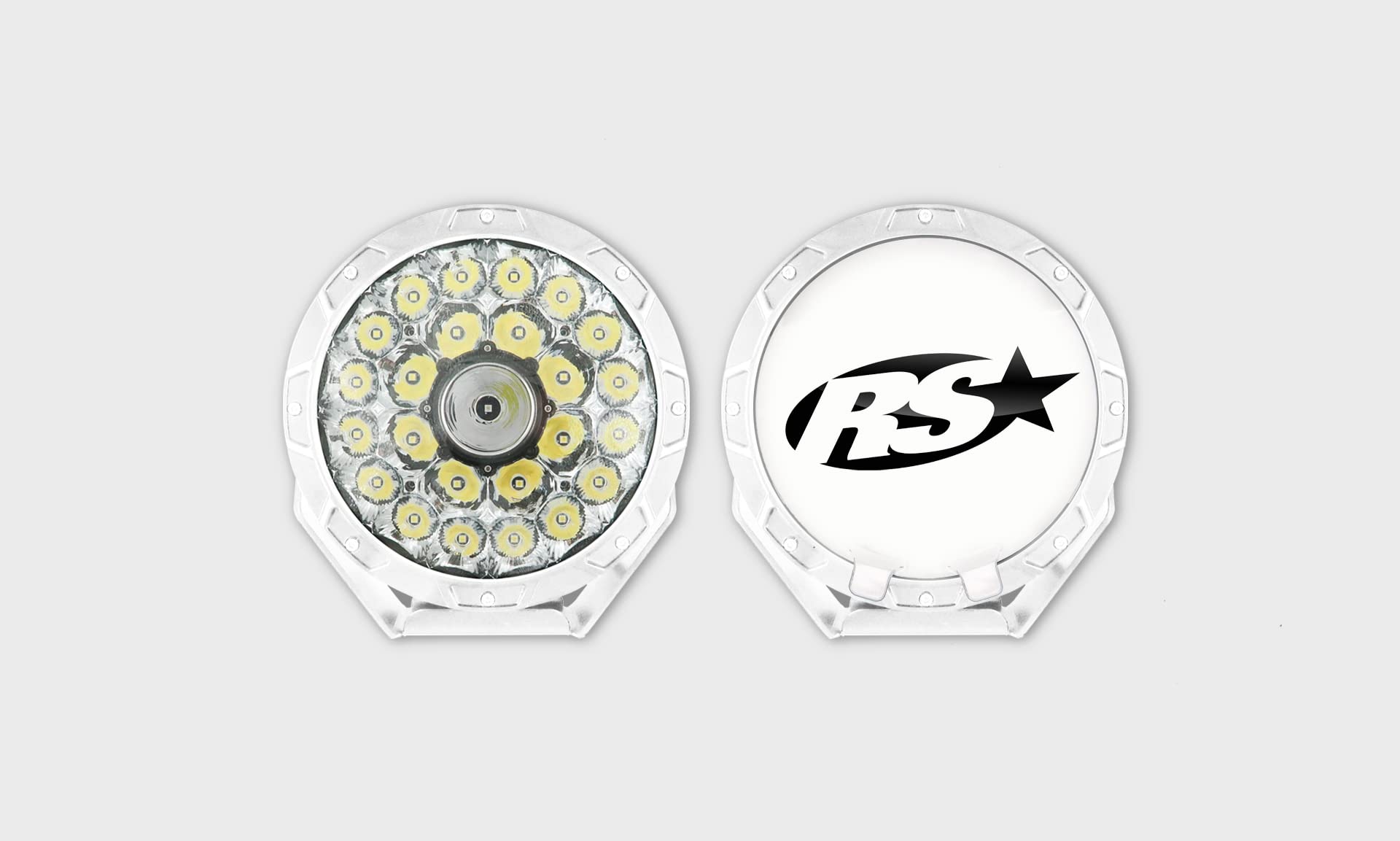 Marine Sport Lighting PRO Grade Marine Stern Light Fit 9 inch High Power LED Round Docking or Spreader MS9LEDWL