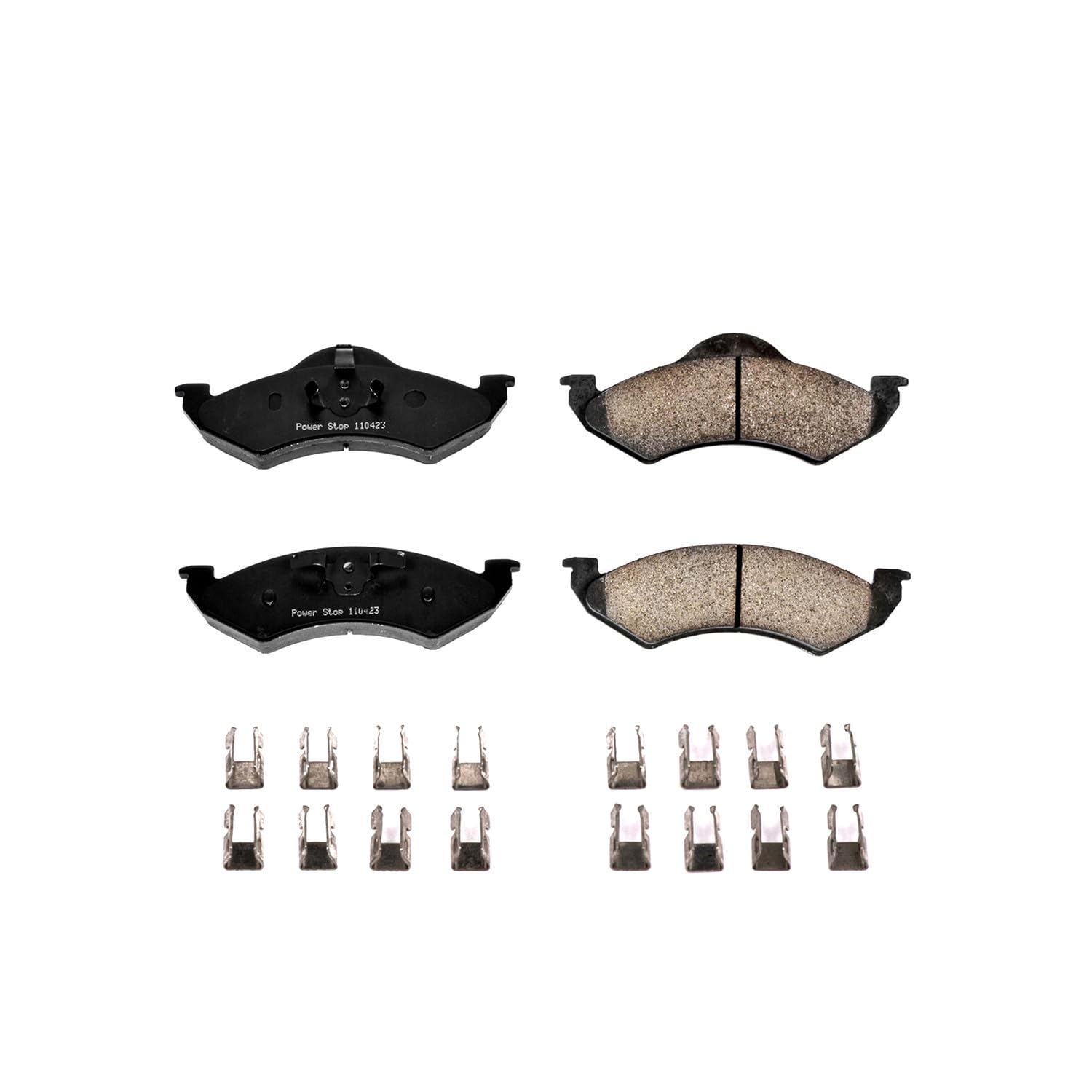 Power Stop Front Brake Kit For Dodge Durango 2000-02 | Dodge Dakota 2000-02 - Ceramic Brake Pads With Installation Hardware, 17-820