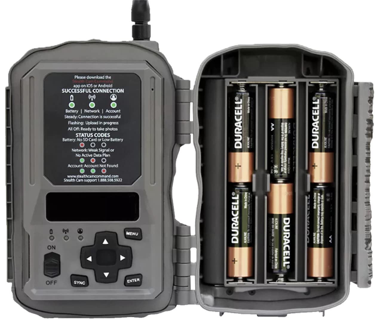 DS4K Transmit Stealth CAM Cellular AT&T OR VERIZON 32MP Photo & 4K at 30 FPS Day & Night Video 0.2 Sec Trigger Speed Hunting Game Camera - Supports SD Cards Up to 128GB