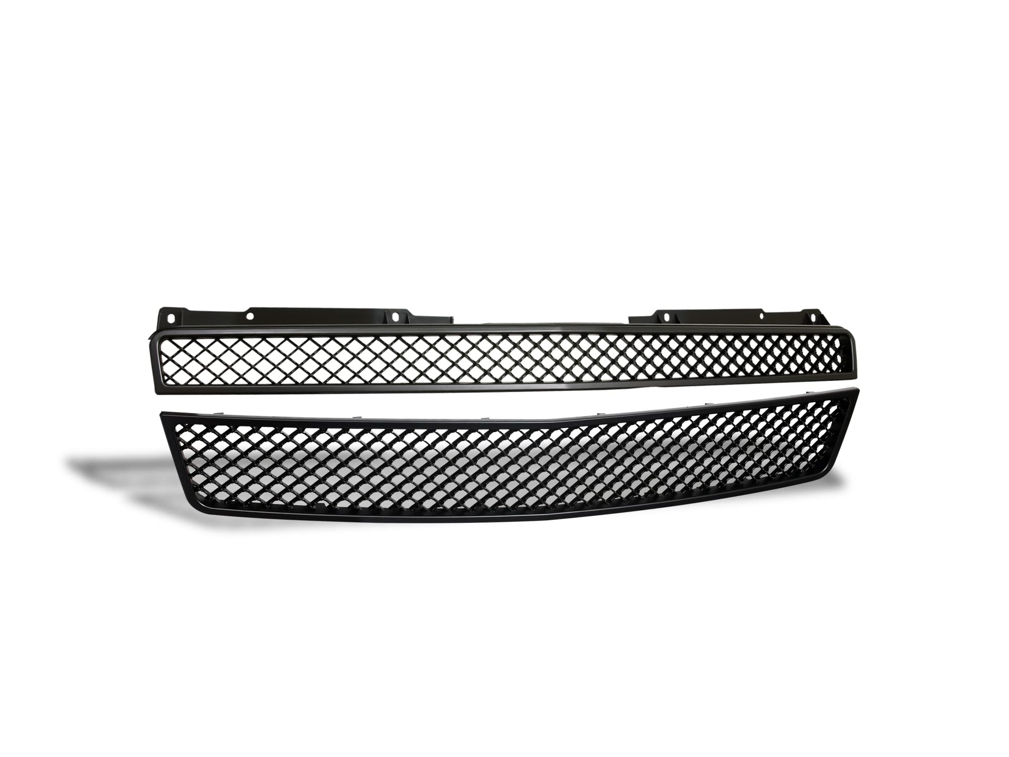 7166004 Armordillo USA Mesh Front Hood Grille - Matte Black Fits 2007-2014 Chevy Tahoe