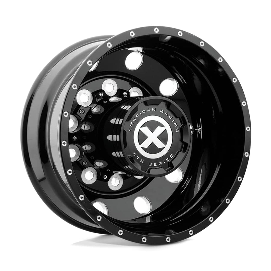 ATX AO405 G-BLK TREX Mill Wheel with Aluminum (22.5 x 8.25 inches /10 x 285 mm, -168 mm Offset)