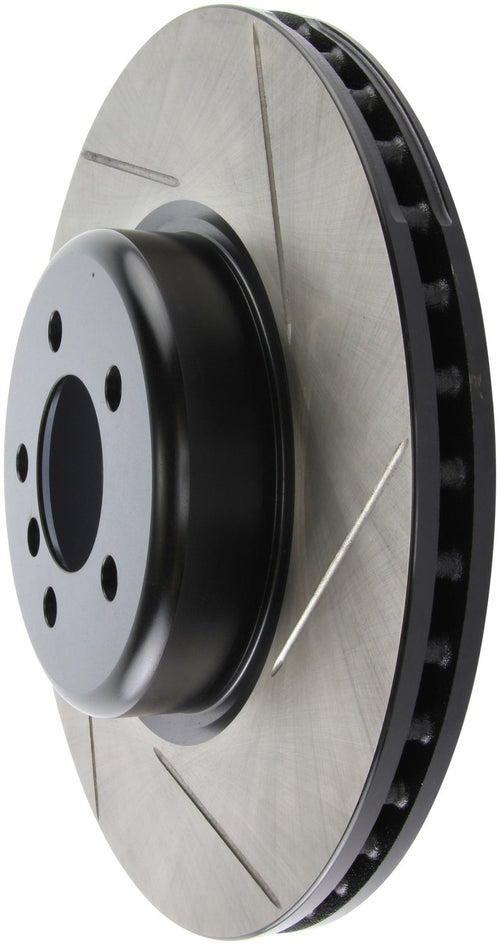 Front Left StopTech 126.34144SL Sport Slotted Brake Rotor