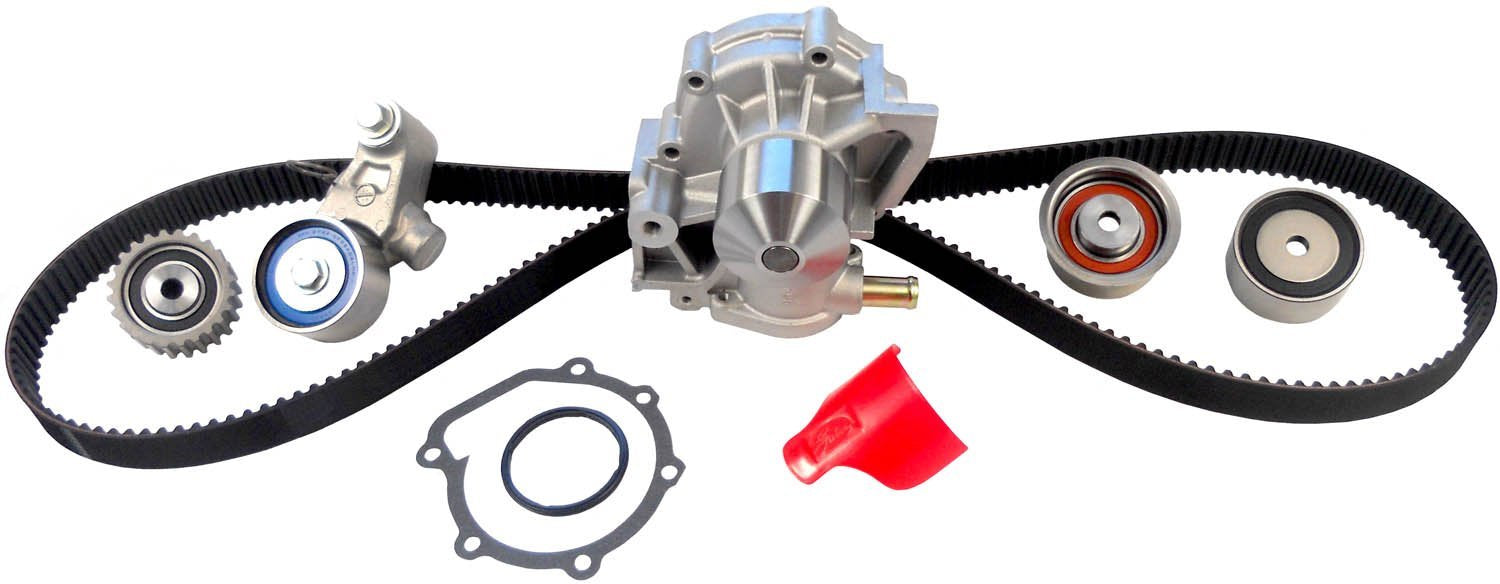 Gates Engine Timing Belt Kit with Water Pump TCKWP304