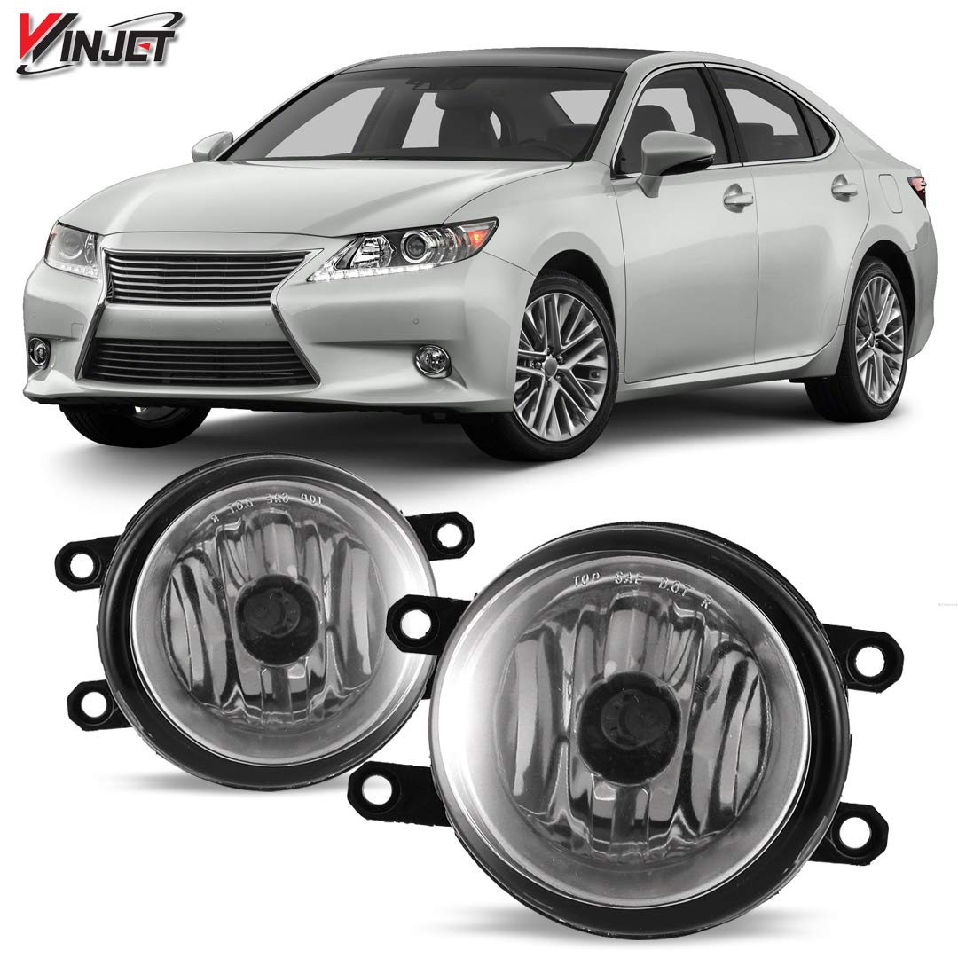 Winjet Driving Fog Lights OEM Series for 2008-2010 Avalon/Highlander, 2007-2014 Camry, 2009-2013 Corolla, 2009-2014 Matrix, 2009-2012 Venza, 2006-2007 Yaris, 2006-2012 RAV4, 2007-2008 Solara Pair