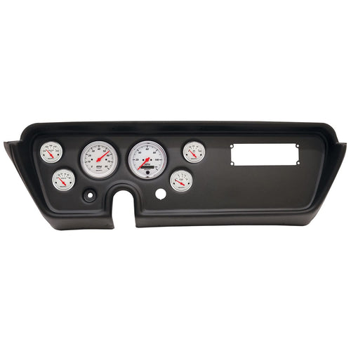 AutoMeter Dash Kit Direct Fit, (3 3/8" X2, 2 1/16" X4), Pontiac GTO/Lemans 67, Arctic White (2113-03)