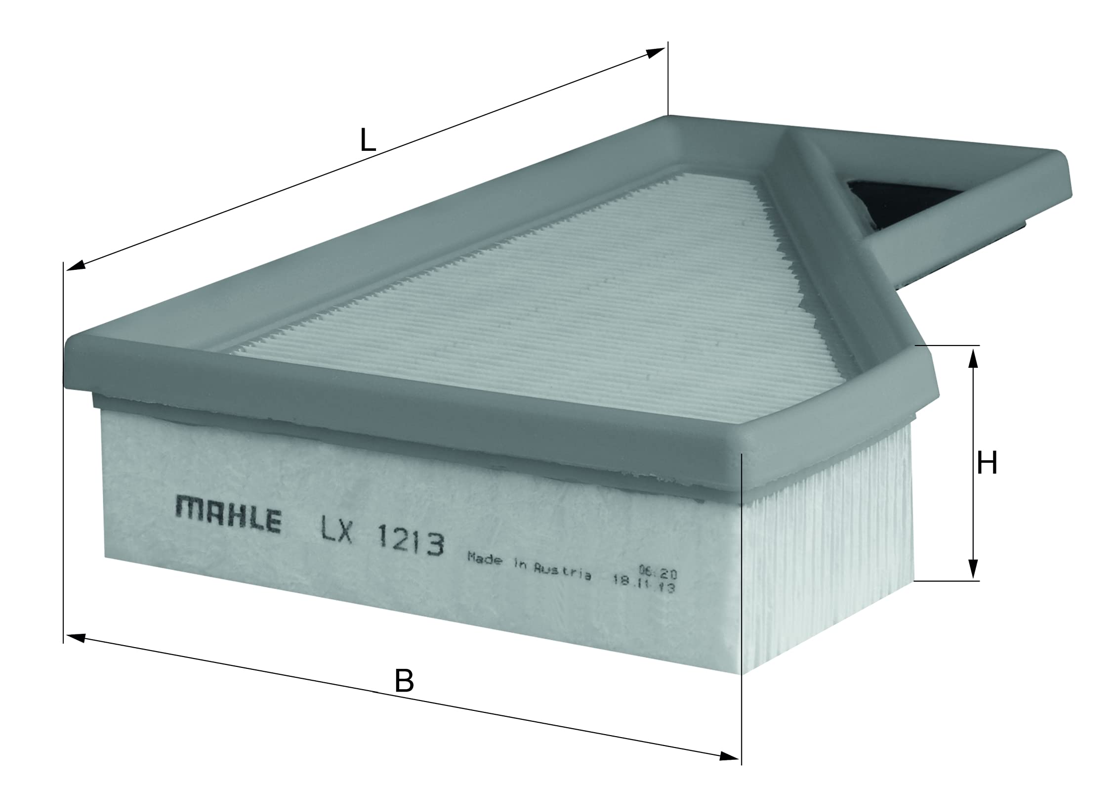 Air Filter Mahle LX 1213
