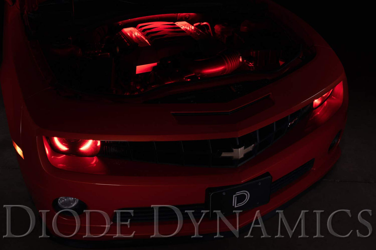 Diode Dynamics RGBW Engine Bay Strip Kit DD0444, 4pc, Multicolor
