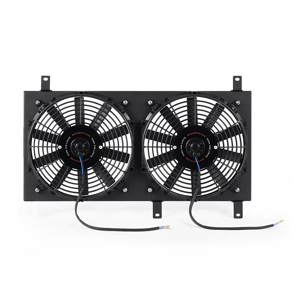 Mishimoto Aluminum Performance Fan Shroud Kit Compatible with Mazda Miata 1999-2005, Black