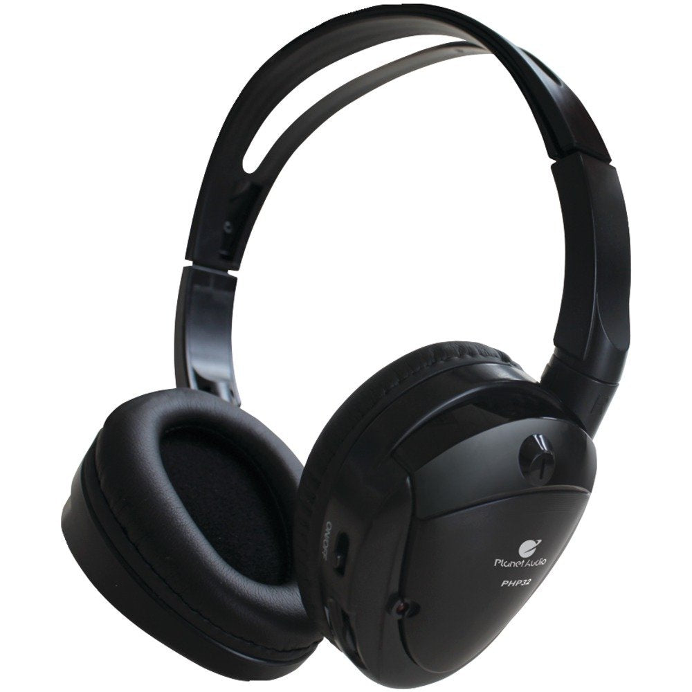 Planet Audio Infrared Wireless Headphones PHP32 - For Use With Planet Audio Monitors With Infrared Audio Transmission