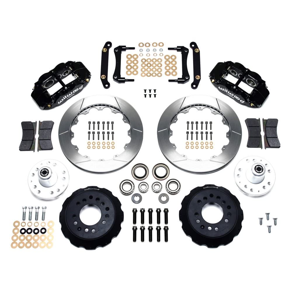 12.88" FNSL6R Hub Front Kit, Drill, Red