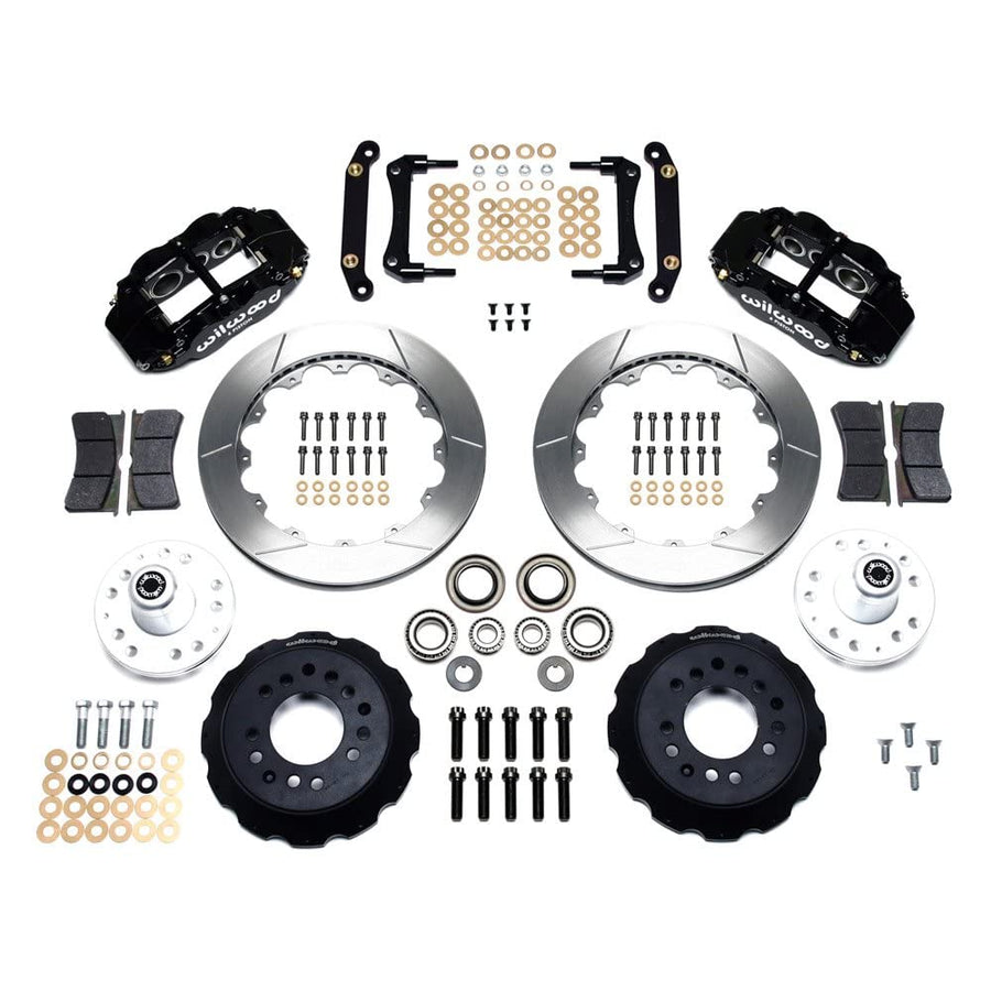 12.88" FNSL6R Hub Front Kit, Drill, Red