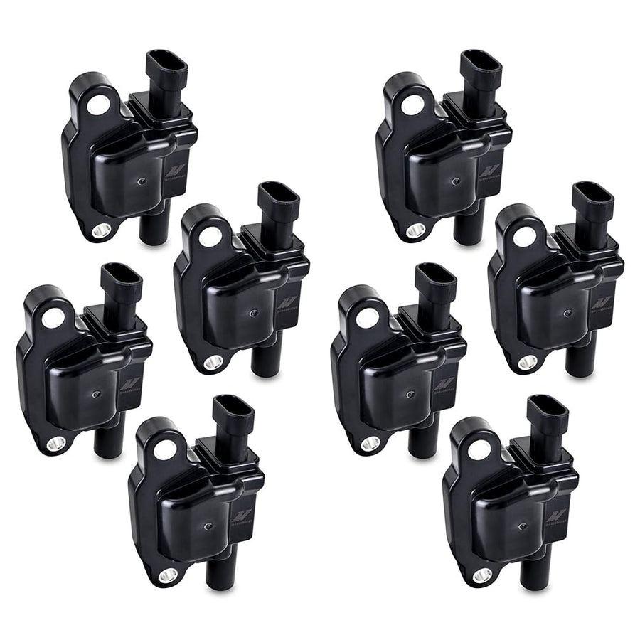 Mishimoto Coil Ignition, Compatible with Gen V LS2/LS3/LS4/LS7/LS9 Engines 2007+, Set of 8