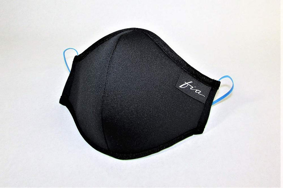 CM04P, FIA, All Purpose Protective Designer Masks (4 Pack: 2 Adult Large/2 Adult Small), Black