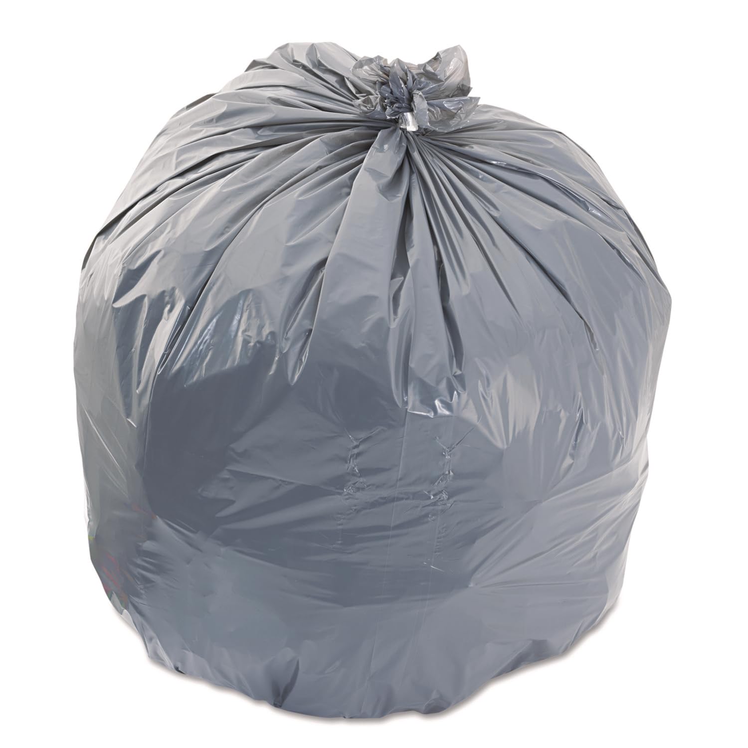 Low-Density Heritage Can Liners, 33 Gal, 1.1 Mil, 33 X 39, Gray, 250/carton