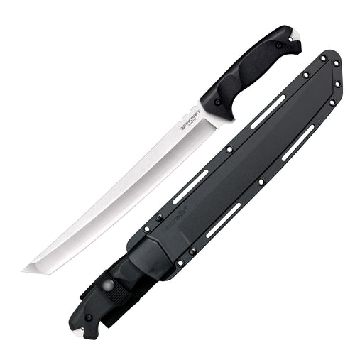 Warcraft COLD STEEL 12" San Mai III Tanto Point Razor-Sharp Blade 5" G-10 Handle Military Tactical Fixed Blade Knife
