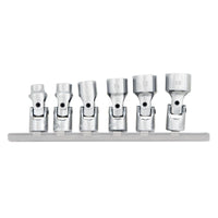 W36980 Performance Tool 1/4-Inch Drive SAE 6 Piece Flex Socket Set