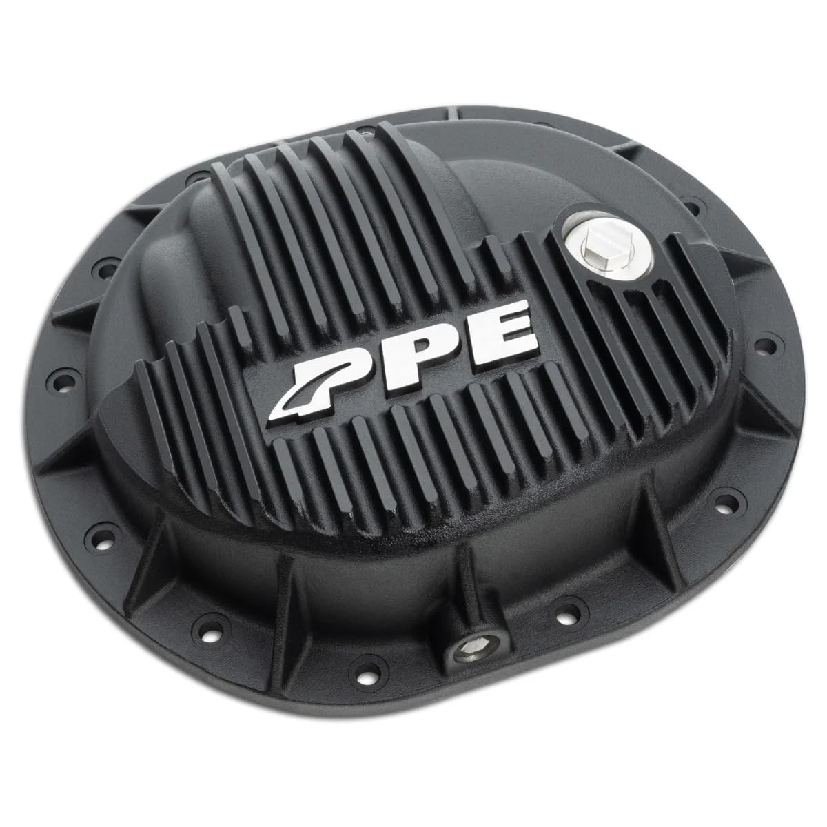 Heavy Duty PPE Rear Differential Cover 138051220 (Black) Compatible with 2020+ GM 1500 3.0L Duramax or 2014+ GM 1500 (V6 or V8 Gas)