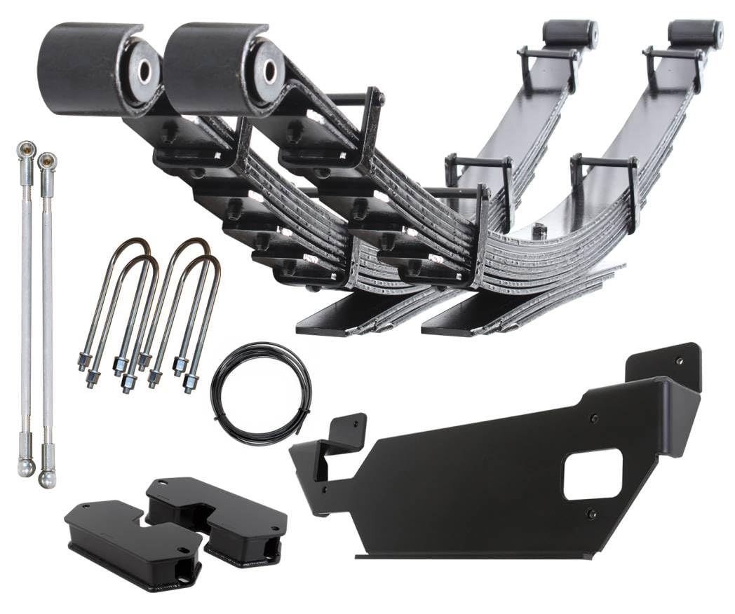 Rear Carli Progressive Leaf Spring Kit, 19-22 Ram 3500, w/Air-Leveling, 1” Lift