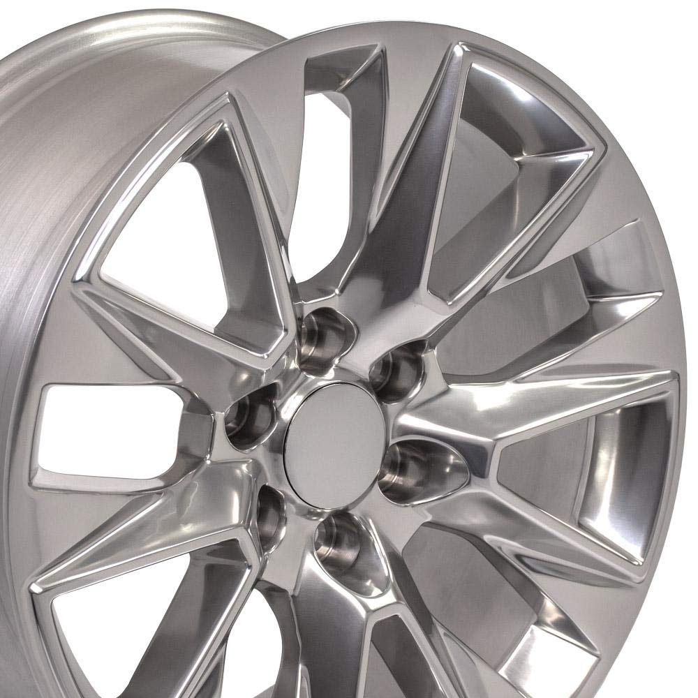 20 Inch OE Wheels CV26 Rim Fits Silverado 1500 LTZ Style 6x139.7 20x9 Polished - Hollander 5920 (1)