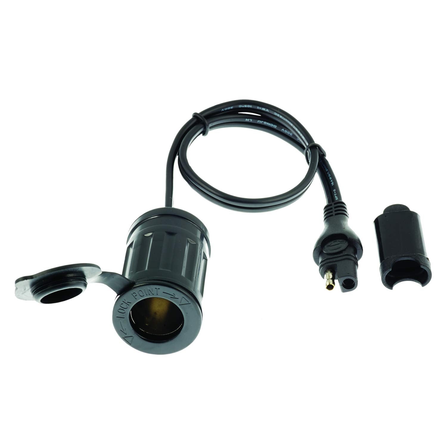 Adapter O-06, Optimate cable with Ø21mm AUTO socket for an automotive plug