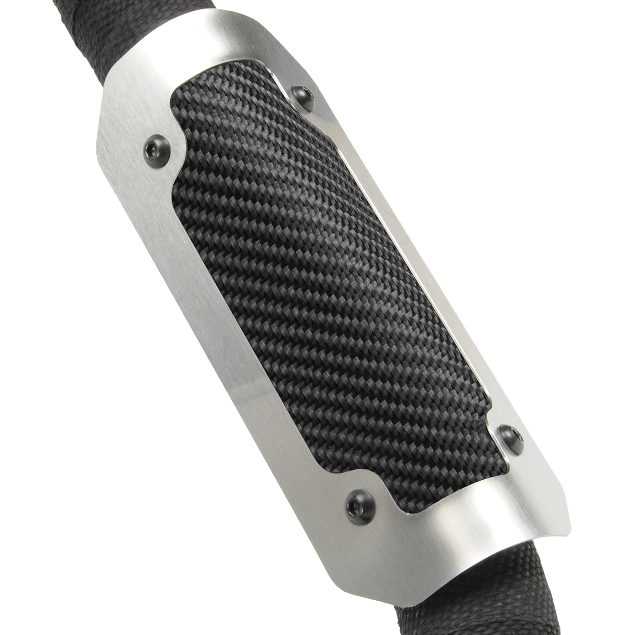 4" x 8" Design Engineering Onyx Heat Shield with Metal Trim Ring