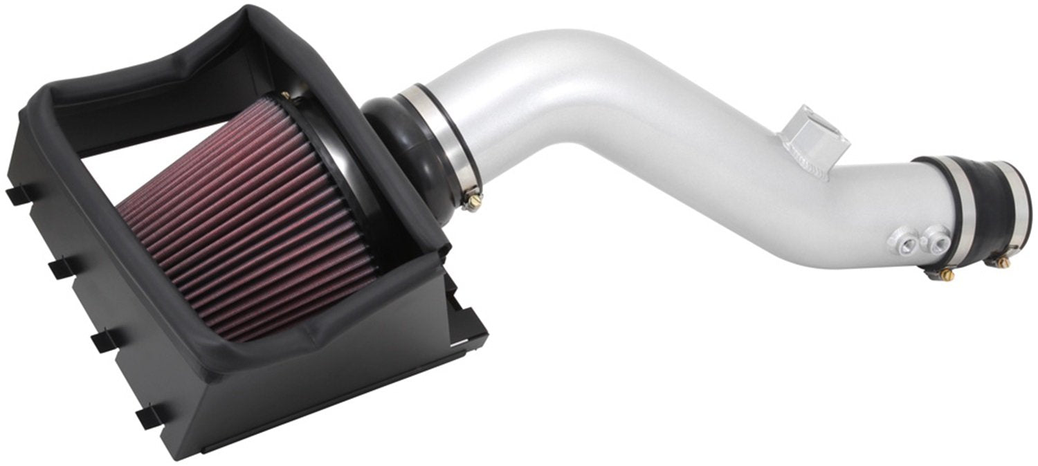 Cold Air Intake System K&N: High-Flow Air Filter, Increase Performance & Towing: Compatible with 2012-2014 Ford: F150, 77-2585KS