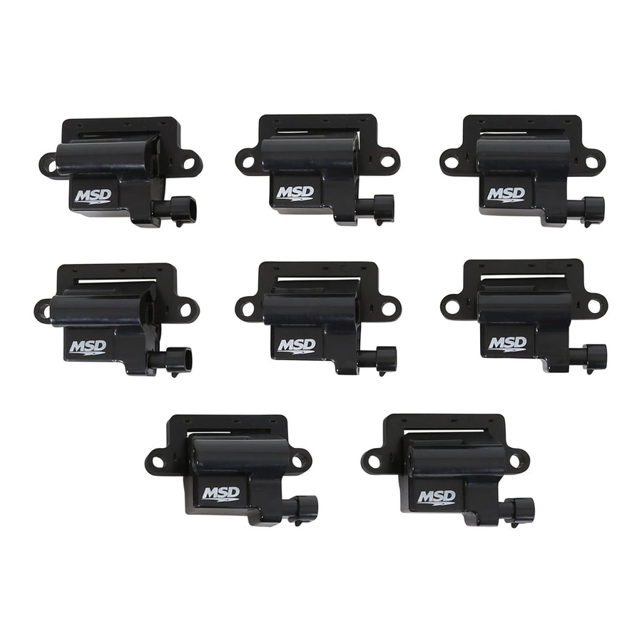Blaster LS Series MSD 826483 Ignition Coil, Black, 8-Pack