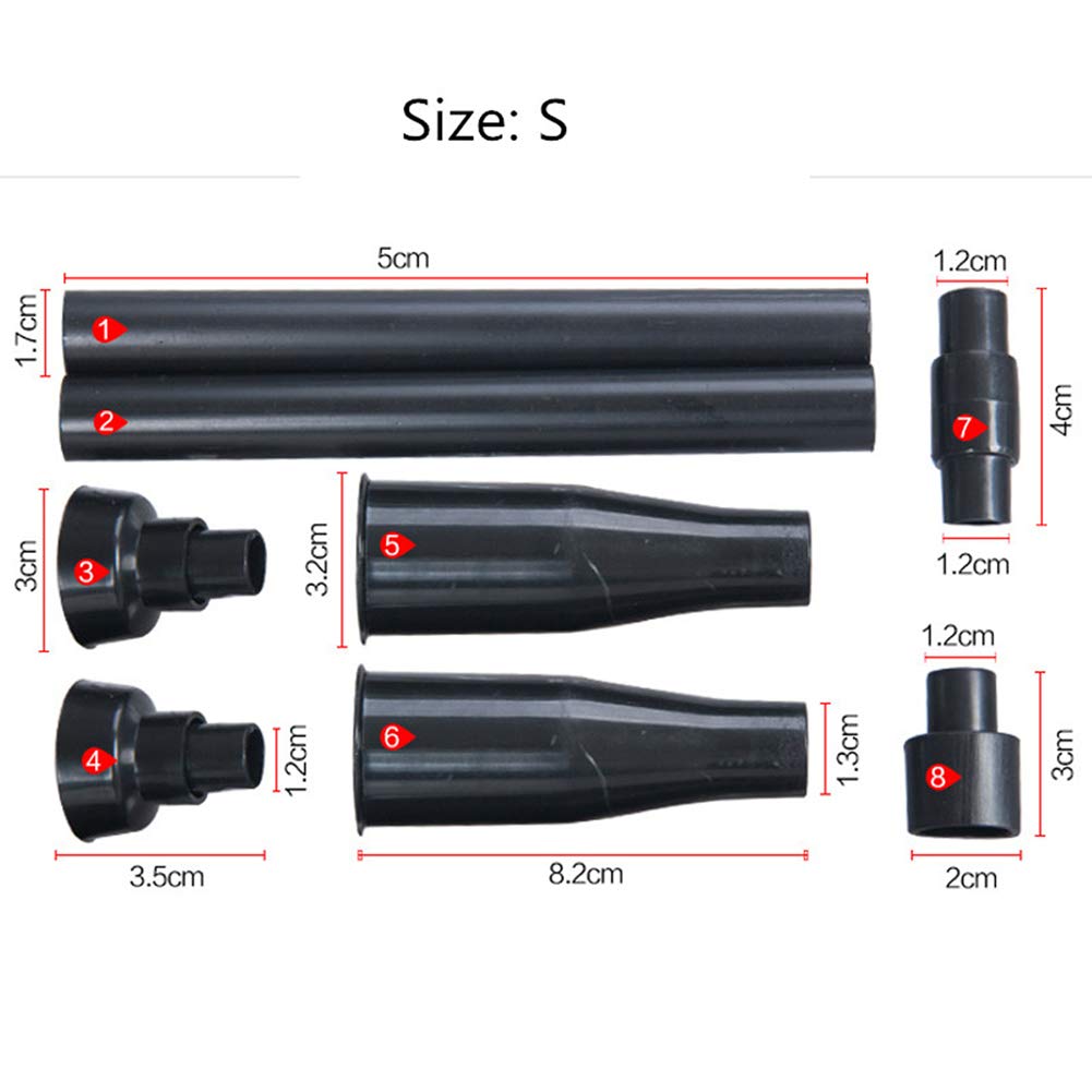 Plastic Garden Waterfall Fountain Cicony Nozzle Head Set