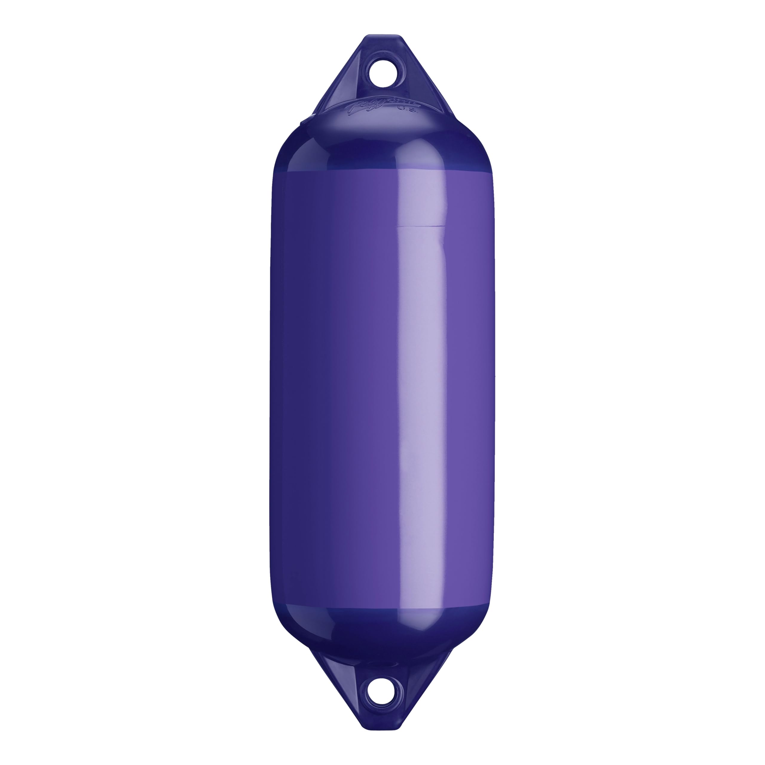 Polyform F-2 Standard Boat Fender F-Series - Blue Ropehold Purple