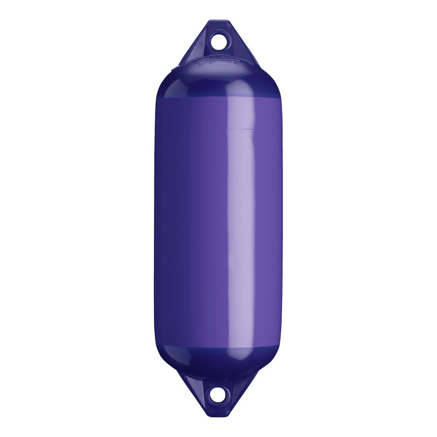 Polyform F-2 Standard Boat Fender F-Series - Blue Ropehold Purple
