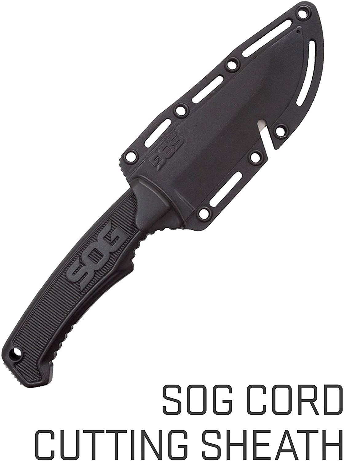 Survival Knife SOG with Sheath - Field Knife Fixed Blade Knives 4 Inch Tactical Knife and Bushcraft Knife w/Full Tang Hunting Knife Blade (FK1001-CP)