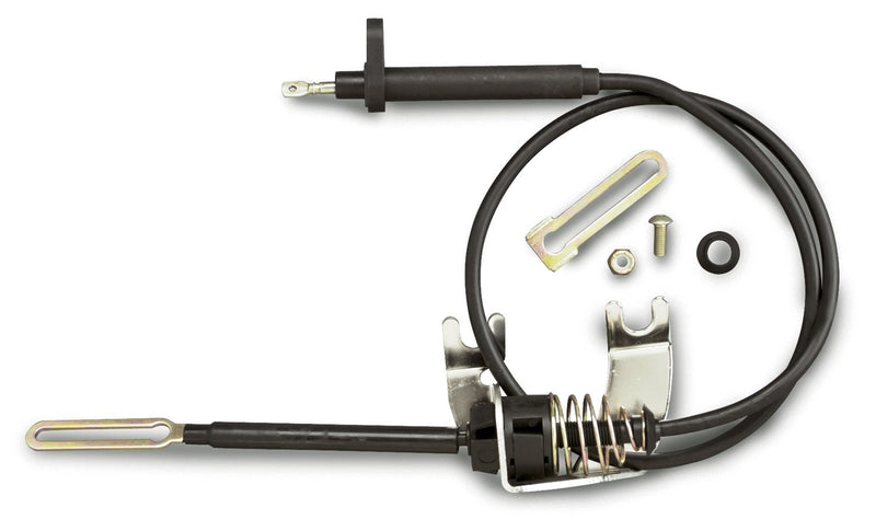 Stainless Steel Kickdown Bracket Kit Lokar KD-2350U with Black Housing for GM 350 Transmission