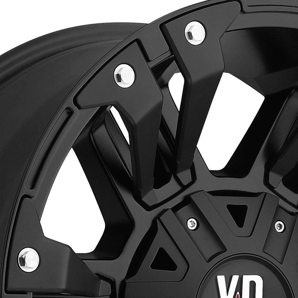 KMC Wheels XD822 MONSTER II Black Wheel Chromium (hexavalent compounds) (6 x 106 mm, 17 x 9. inches /18 mm Offset)