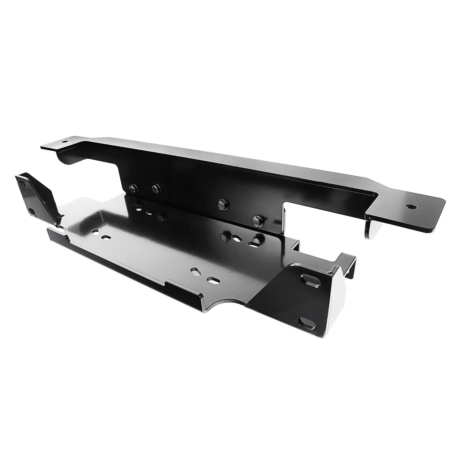 Winch Mounting Plate, Rugged Ridge | Stamped Bumper, Steel | 11543.15 | Fits 2013-2018 Jeep Wrangler JK