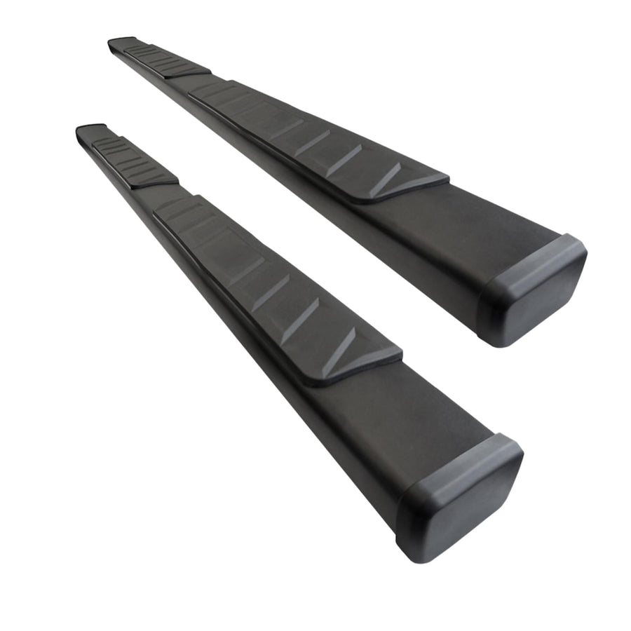 Summit Black Horse Running Boards Black Compatible with 2009-2014 Ford F-150-SU-FO0176BK