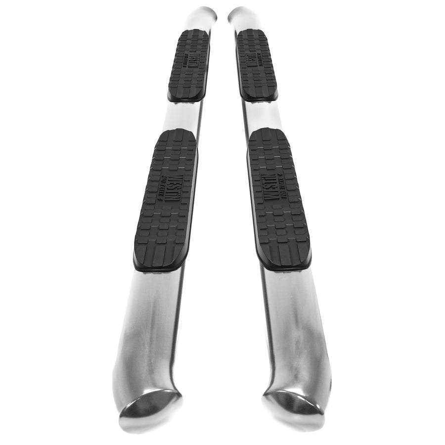 Pro Traxx 4 Oval Nerf Step Bars Westin 21-24210 fits 2022-2023 Frontier Crew Cab Polished SS 1 Pair