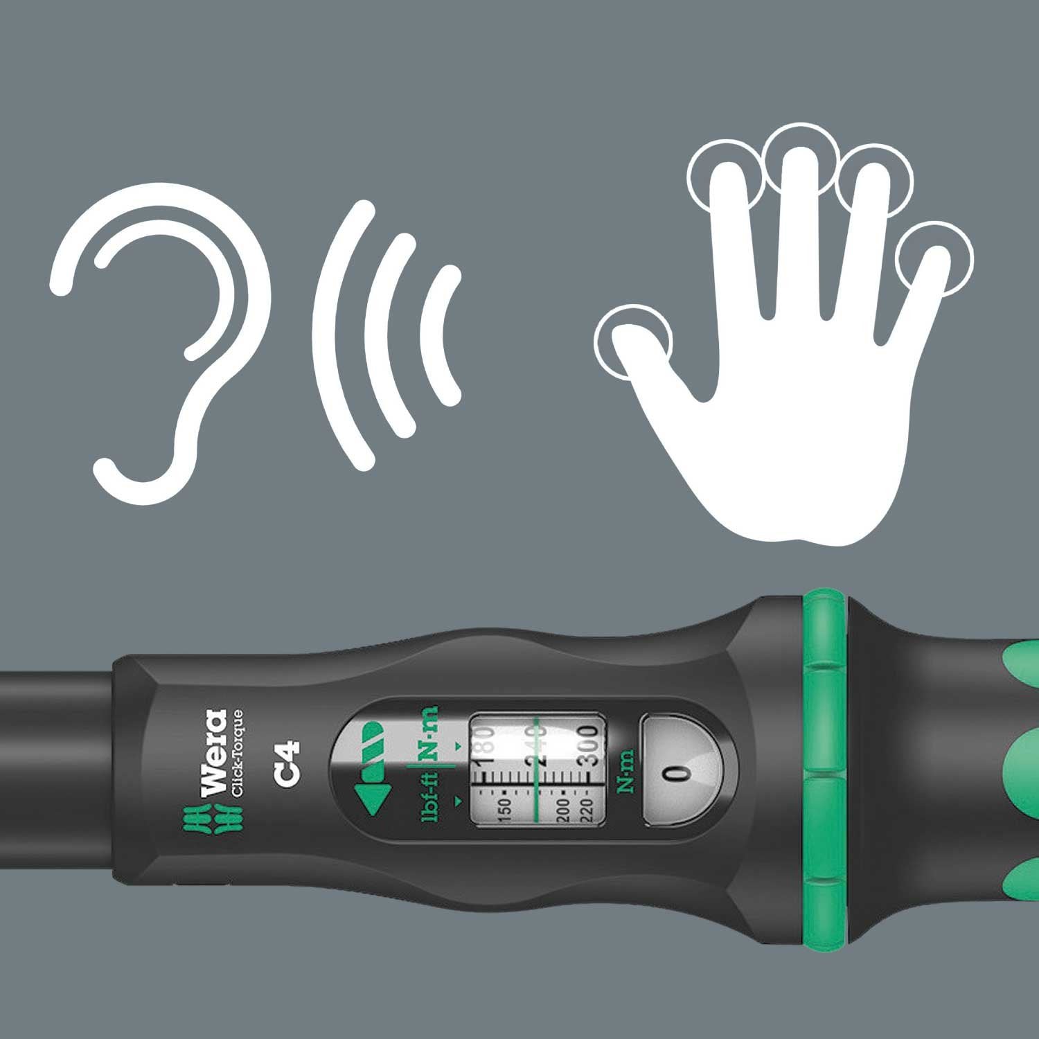 Torque Click-Torque C4 wrench Drive 60-300 Nm