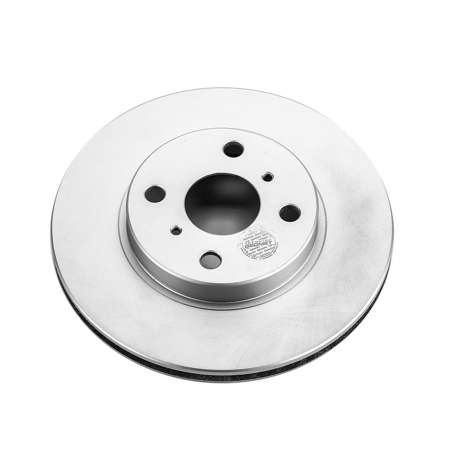 Power Stop Front JBR596EVC Evolution Genuine Geomet Coated Brake Rotor For Toyota Echo 2001-2005, Toyota MR2 Spyder 2000-2005 [Model Specific]