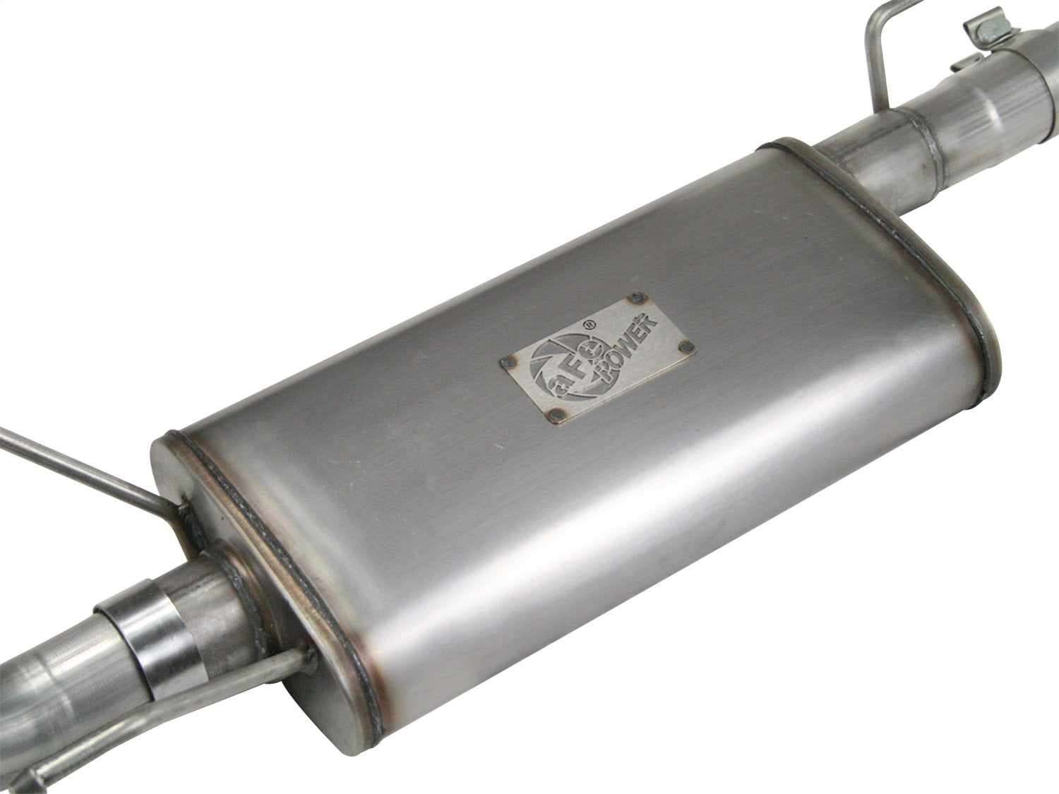 MACH Force-Xp aFe Power (49-46021-B) 2-1/2" Stainless Steel Cat-Back Exhaust System with Black Tip for Toyota Tacoma