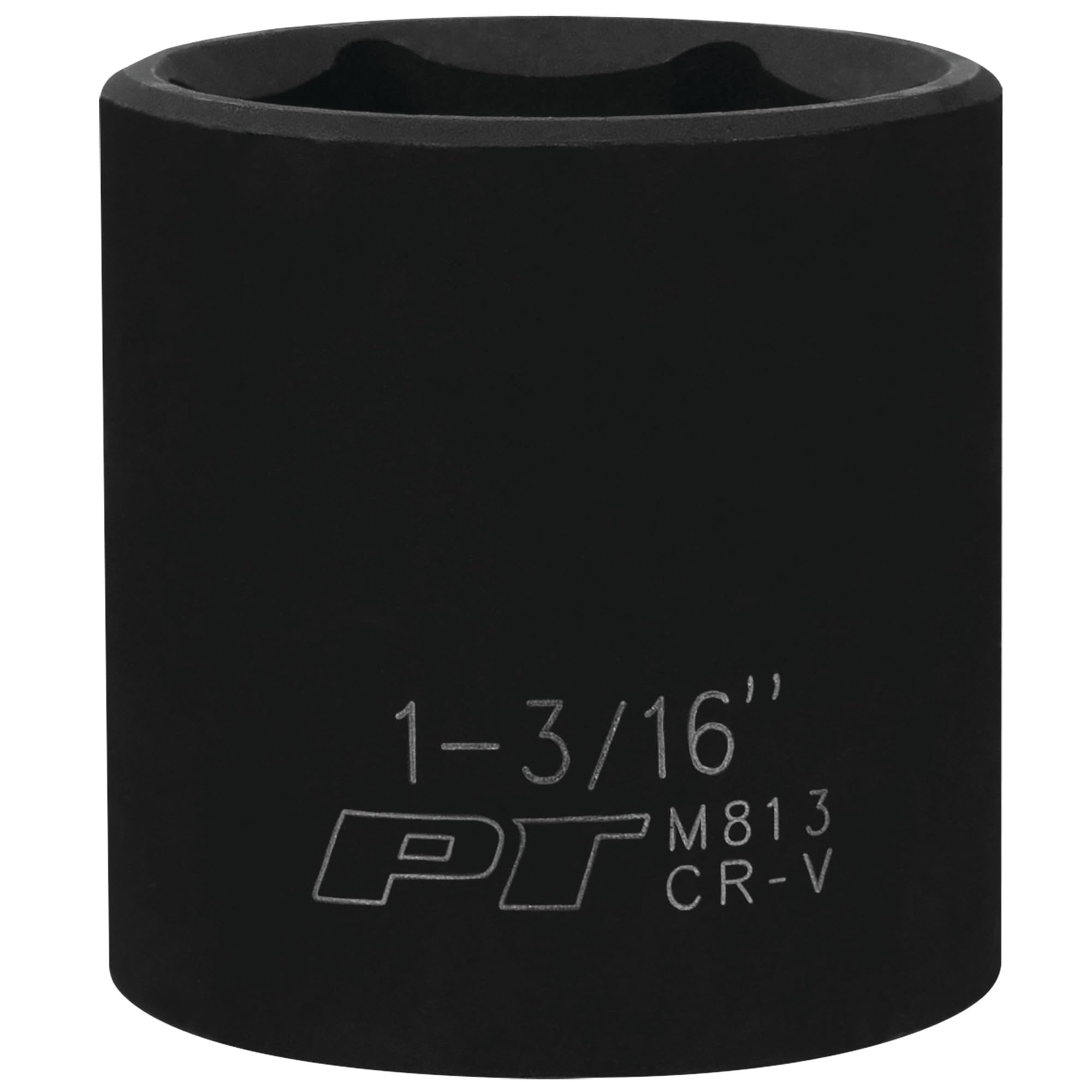 1/2 Drive Performance Tool M813 1-3/16 6-Point Impact Socket - Heavy-Duty Socket for High-Torque Applications and Industrial Use