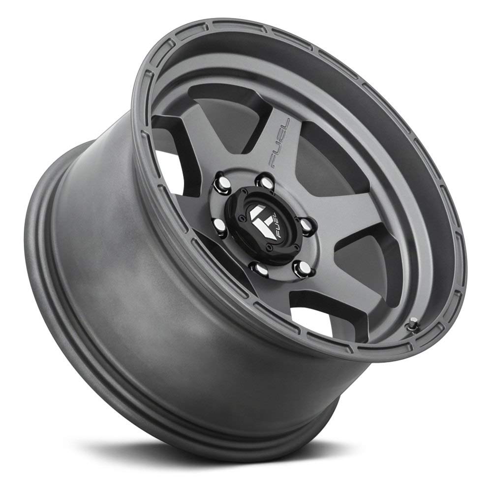 D665 Fuel Offroad SHOK Gun Metal Wheel with Painted and TPMS Compatible (17 x 9. inches /5 x 110 mm, 1 mm Offset)