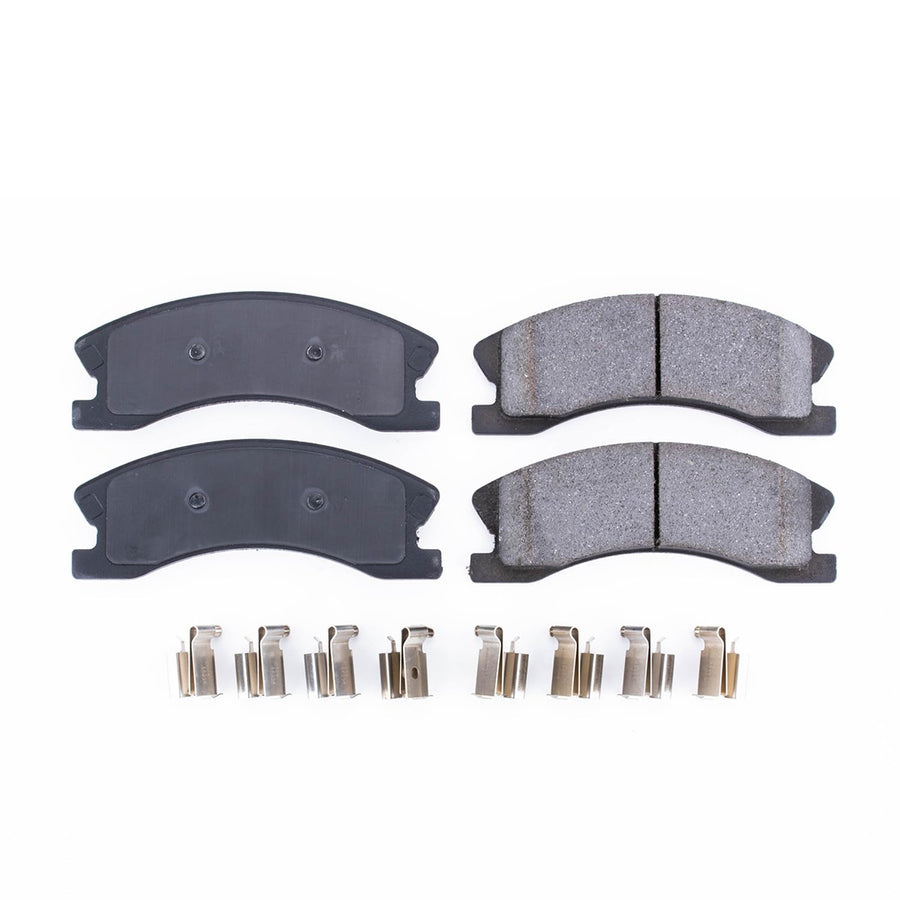Power Stop Brake Kit Front For Jeep Grand Cherokee 1999-04 - Ceramic Brake Pads With Installation Hardware, 17-945