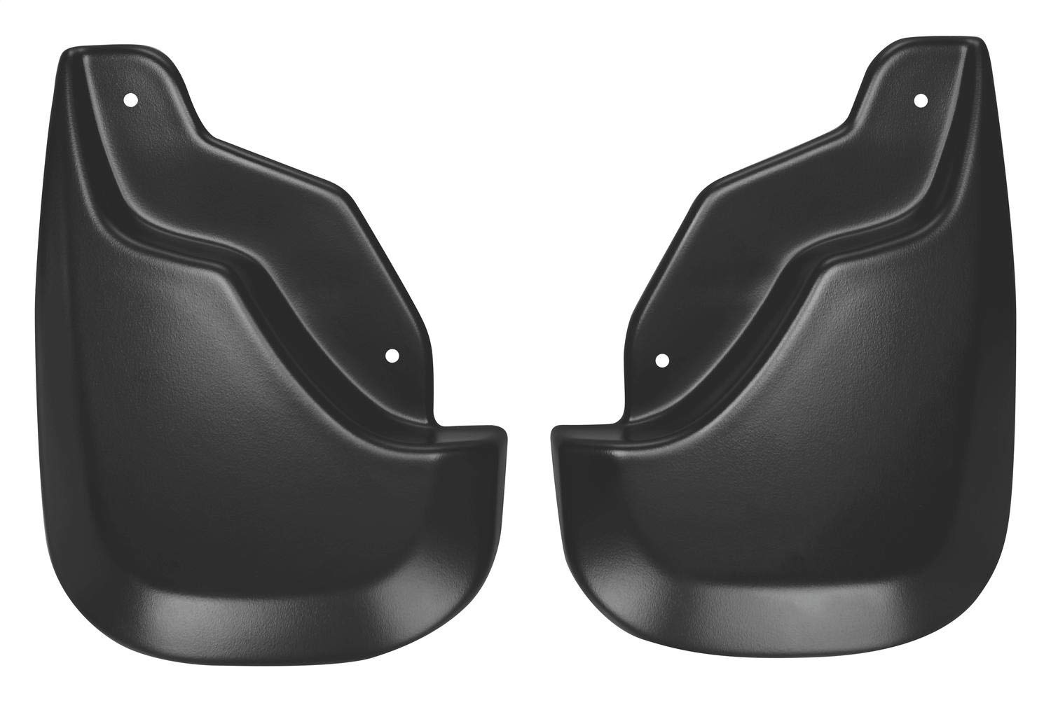 Front Mud Guards - Husky Liners | 2007-2014 Ford Edge w/Standard Cladding, Front Set - Black, 2 Pc | 58411