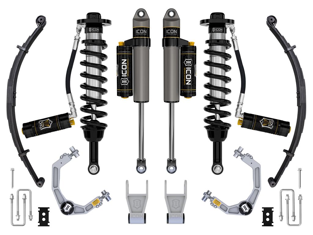 2021-2024 Ford F-150 Tremor ICON, 2.5-3" Lift, Stage 4 Suspension System, Billet, CDCV, w/Leaf Packs